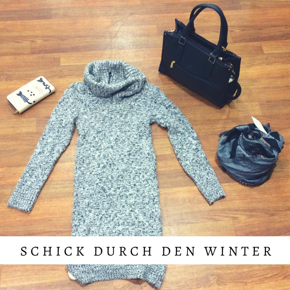 Schick durch den Winter mit diesem Outfit: