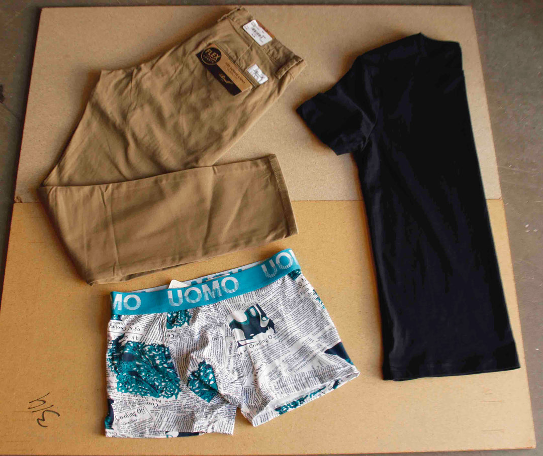 Casual Set: Easy Stretch Jogger Chino & Shirt + GRATIS Boxershorts