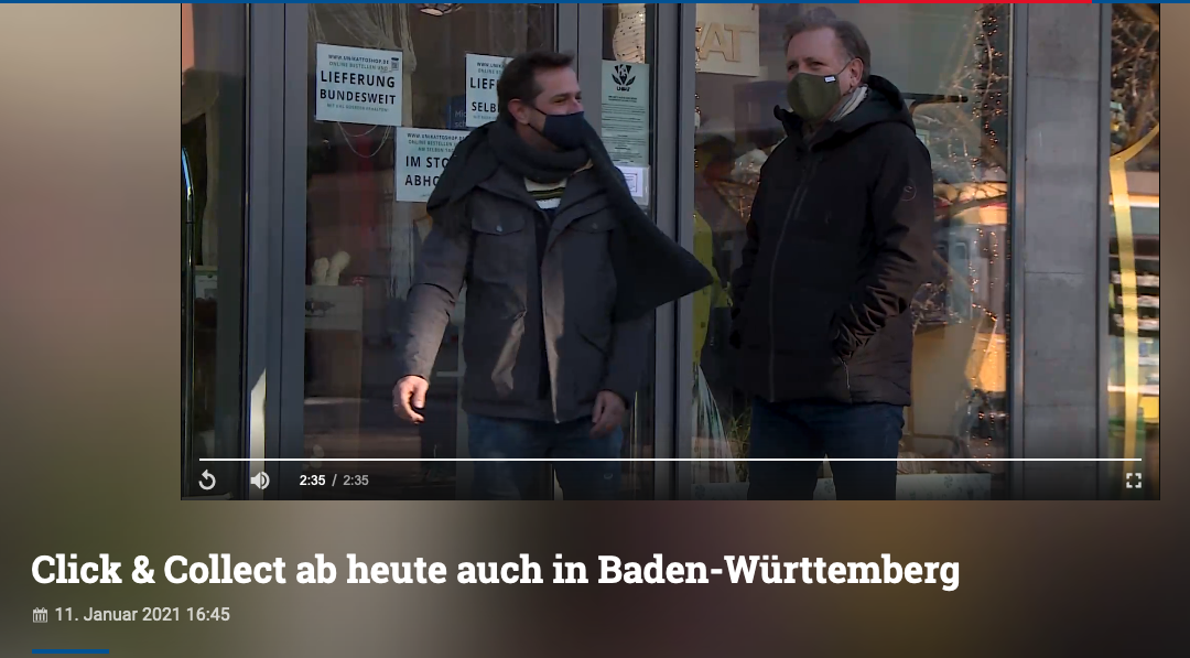 Click & Collect ab 11.01. auch in Baden-Württemberg