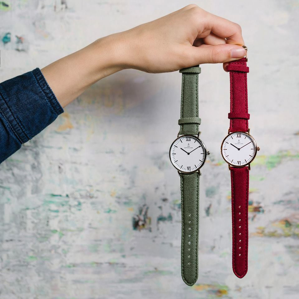 Entdeckt unsere NEUEN KAPTEN & SON Canvas-Lieblinge "Olive" und "Bordeaux" ⚓